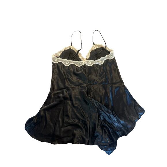 Lot of 2 Vintage 80s Lace Teddy One Piece Lingerie Black & White M 36 Warners - Picture 7 of 8